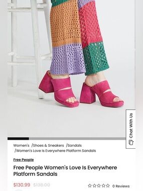 Free People Women's Love Is Everywhere
Platform Sandals